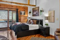 Hot Tub Location Cozy Studio Log Cabin Fireplace - Apartments