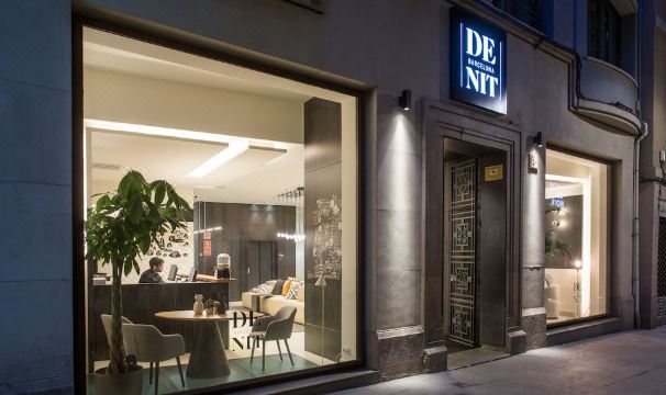 호텔 데니트 바르셀로나 모던한 객실 내부