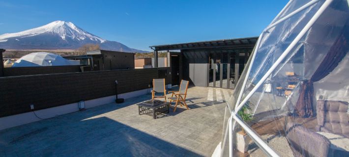 Panoramic Mt. Fuji Views from All Rooms – Vision Glamping Resort & Spa Yamanakako Hoteles en Yamanakako
