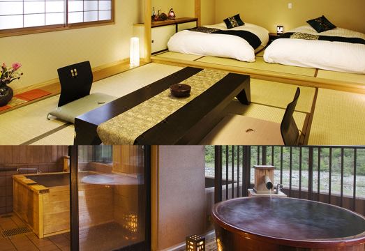 유키무라사키 온천 전경