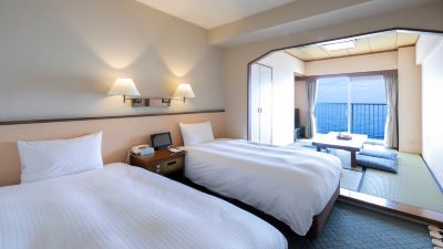 和洋折衷スタイルスタンダードオーシャンビュールーム(禁煙) ホテルリゾーピア熱海の写真