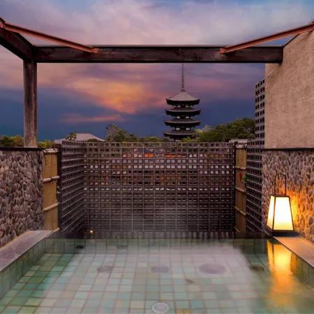 Ryokan Asukasou at the Entrancne of Nara Park