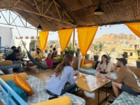 Jaisalmer Hostel Crowd