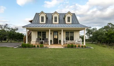 Unique hilltop home with amazing views and close to Main Street; with Pickleball