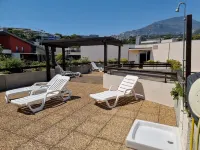 Studio in Residence with swimming pool and solarium, 5 minutes from the beach