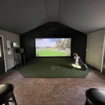 Your Private Clubhouse with Golf Simulator and Pool