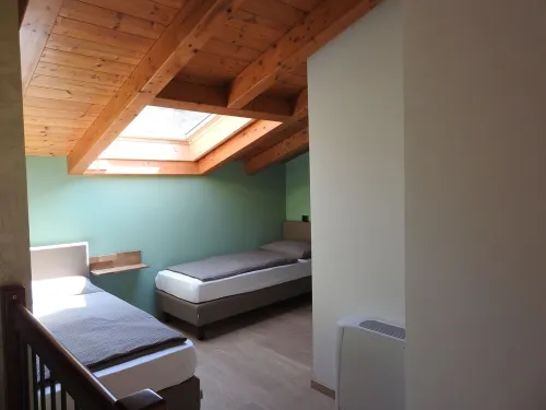 Apartment balcony view, heated swimming pool, air conditioning,parking area