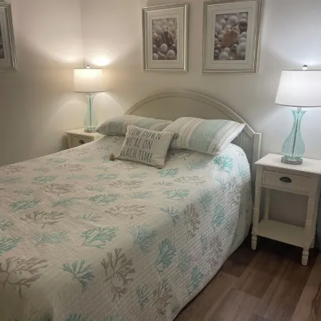Enjoy an oceanfront getaway with beautiful beach steps from your door.