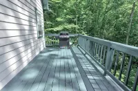 Cozy cabin with mtn view and an awesome media room in charming Townsend.