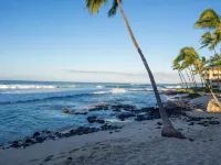 Sunset in Paradise Oceanfront 1Br/1BA Condo at Kona Reef Fast WiFi & Dual AC
