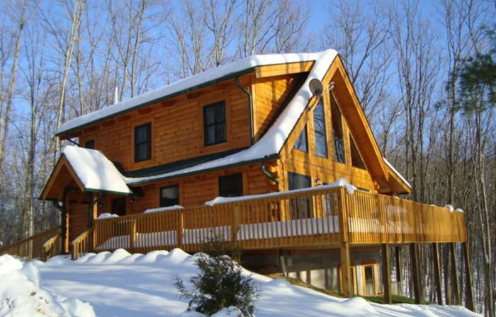 The Blackbear 4 bed log cabin with loft and cathedral ceilings