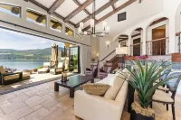 Amazing Ultra Luxury Tuscany Style Lakefront Villa, Two Primaries with En Suites