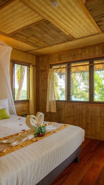 บังกะโลพัดลมพร้อมวิวทะเล