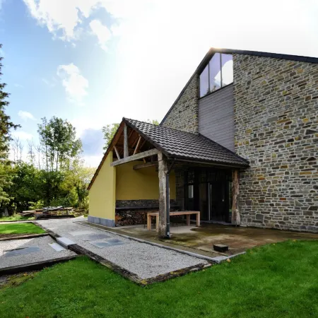 Pleasant Holiday Home in Erezée Ardennes with Hot Tub, Sauna