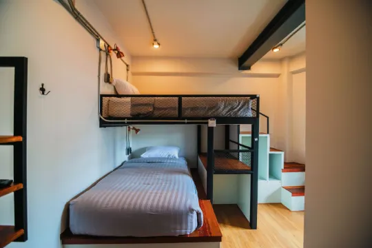 ห้องทวินบังค์เบดพร้อมห้องน้ำส่วนตัว