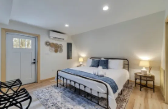 Cozy Modern A-Frame with Hot tub, Fireplace, soak tub & Games