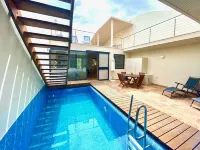 Big bungalow w/private pool, few min. from the sea, protected inner courtyard - Private Pools