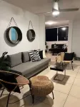 Studio with marvelous view in San Juan, PR-beachfront at Condado, AC, WiFi, Pool