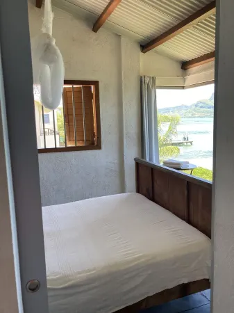 A bungalow right on the water, with one of the world’s most beautiful views.