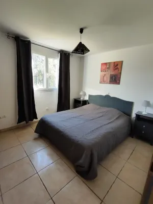 Villa of 70m² with private pool 8X4 fenced fully equipped Hotels in Ventiseri