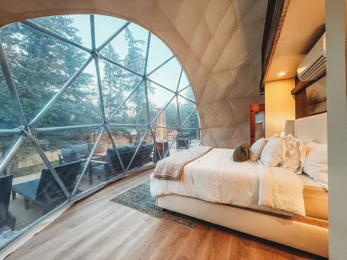 Lux Glacier Dome•Hot Tub•Sauna•Walk 2 FlatheadLake•45 mins from Glacier