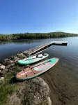 Rustic chalet - directly on the lake with sandy beach