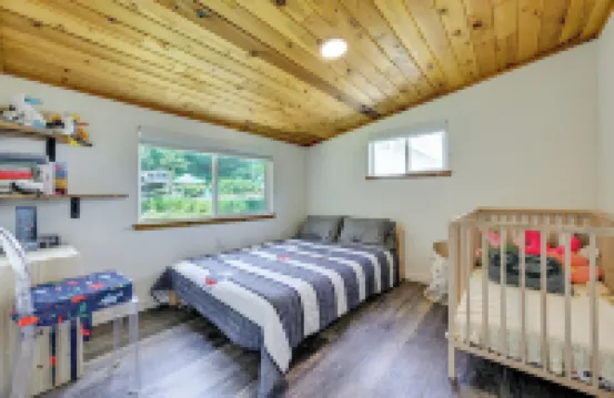 Walk to Beach: Creek-front Sekiu Home w/ Fire Pit!