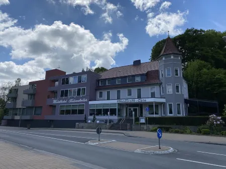 Waldhotel Felsenkeller Отели в г. Диссен-ам-Тойтобургер-Вальд