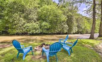 Private Riverfront Escape w/ Fire Pit & Grill