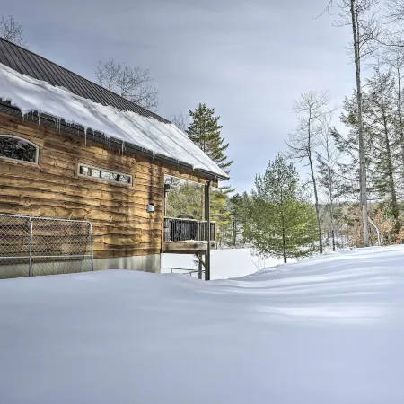 Adirondack Cabin on Private Lake Near Glenfield!