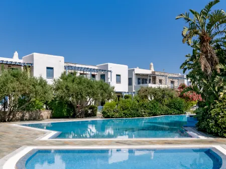 Sanders Paros Gardens - Airy 1-Bdr Apt w Patio