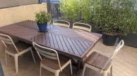 Chambre Voltaire ou Chambre Beckett, Terrasse en Bord de Sorgue - Breakfast