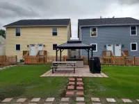 ⁑ Memory Foam Beds, Blackout Curtains & Smart TV