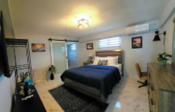 Pool+Walk to Beach+Fast WIFI+Coffee Station+Located in Rincon's Touristic Heart