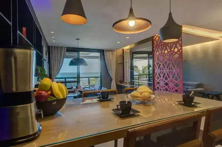 Elegante Frente Mar Luxo, Incrível Vista Waiwai Cumbuco Отели в г. Caucaia