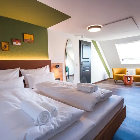 Hotel Sandkorn Отели рядом с достопримечательностью «Фонтан Карусель брака»