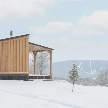 Huttopia Berkshires Отели в г. Ханкок