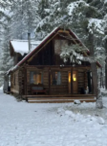 A Log Cabin in the Woods