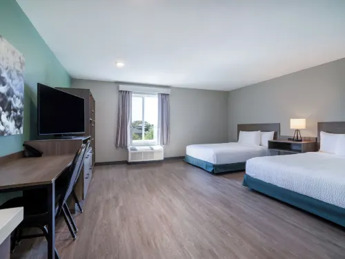 Echo Suites Extended Stay by Wyndham Austin Round Rock - Kitchens