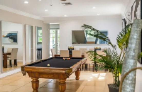 Versace Home in Miami Shores, Pool, Lush Backyard, Outdoor Dining, BBQ