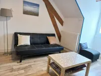 One foot in the water" apartment in the "Le Grand Hôtel" residence in Wimereux