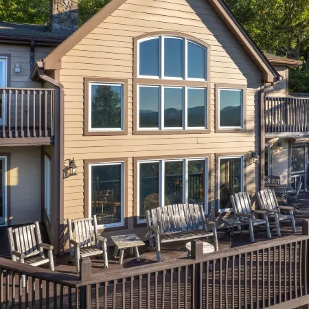 Luxury Lakeview Cabin with Hot Tub and Game Room!