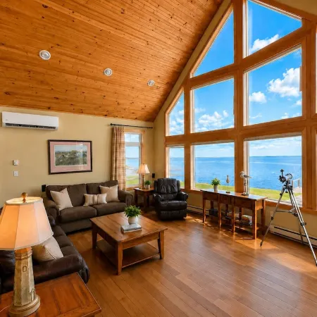 Oceanfront A-Frame Cottage | Stunning Bridge Views | Dog Friendly | Sleeps 8