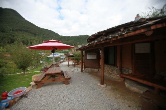 펜션 장작불 감성