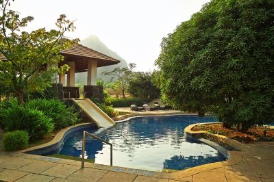Outdoor Swimming Pool Club Mahindra Tungi, Lonavala Photo