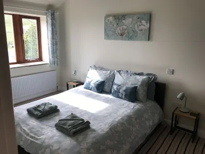 Law Brook Farm cottage with stunning views .