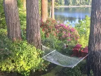 Magical Puget Sound Beachfront Cottage --Panoramic View +Kayaks, Hiking, Birds!