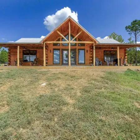 Log Cabin with Million Dollar ViewThe Time Out” Secluded property