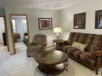 2 bedroom apartment in downtown Zumbrota.  Sleeps 4-6.