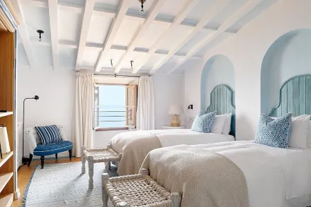 "villa in Mallorca. Infinite Blue Over the Mountains of the Serra de Tramuntana"